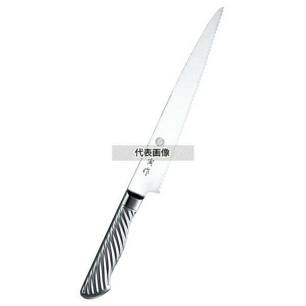 藤寅作 オールステンレス パンスライサー FU-629 21.5cm 全長:340 庖丁 No.7913901