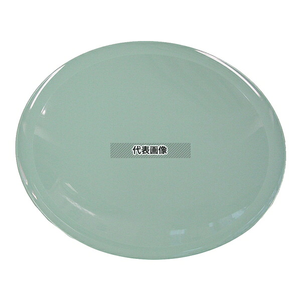 ニシキ プラ容器 高台皿 (5枚入) 尺2 青磁 φ360×H49 厨房消耗品 No.8174700
