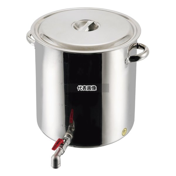 EBM 18-8 蛇口付寸胴鍋 目盛付 36cm(37L) No.5749801|ファーストFACTORY
