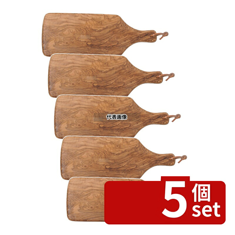 【5個セット】リビングカマトク ドリス・オリーブ スクエアボードハンドル 31cm 約315×155×H20mm 皿 No.0313510|ファーストFACTORY