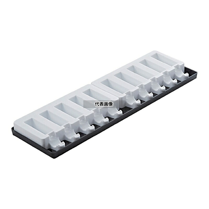 Silikomart(シリコマート) ミニスティック ミニバー(5ヶ取×2枚入) MST02 トレー:119×395mm アイス型 No.0558790|ファーストFACTORY