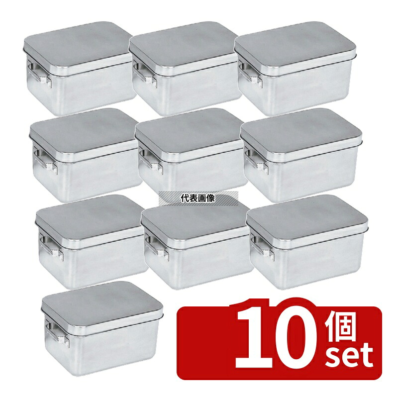 【10個セット】江部松商事 18-8(ステンレス) 天ぷら入 ミニ容器 (蓋付) 255-C 285×206 本体:285×206×H150 運搬/ケータリング No.1129950|ファーストFACTORY
