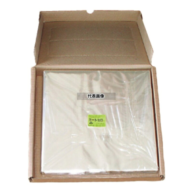 江部松商事 食肉用セロファン ミートセロ 400mm角 1000枚 400×400 厨房消耗品 No.1141200|ファーストFACTORY