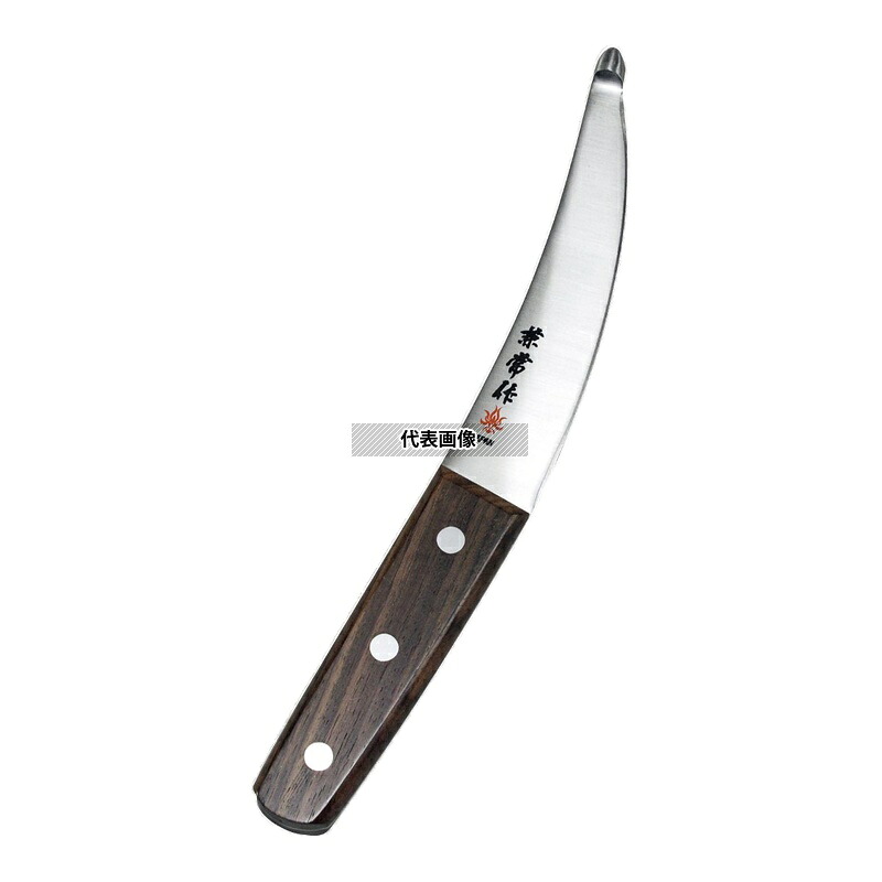 兼常作 ローズ柄 腸サキ 140mm 全長:255 包丁 No.1555540|ファーストFACTORY