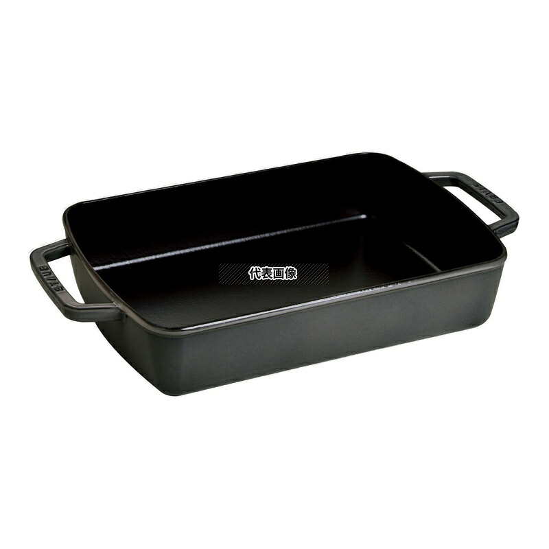 ストウブ スモールベーカー ブラック 40510-323 3.2L 383×200×H70 ブランドキッチンコレクション No.1896810|ファーストFACTORY