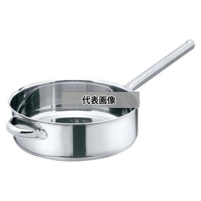 EBM(江部松) モリブデンジ2 浅型片手鍋 30cm 蓋無 6.8L 外径:320 IH/ガス兼用鍋 No.8691900|ファーストFACTORY