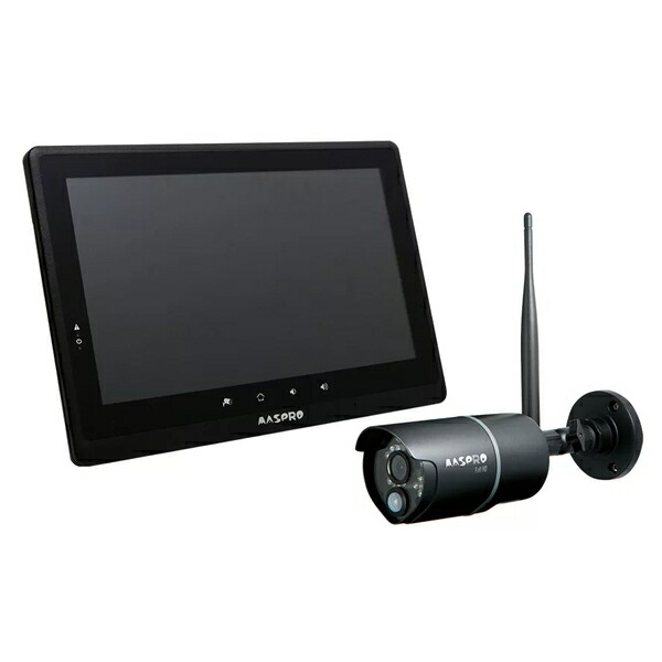 マスプロ　ワイヤレス　防犯カメラ MHC7M2-C マスプロ 防犯カメラセット [EP2WCFM] 7インチモニター