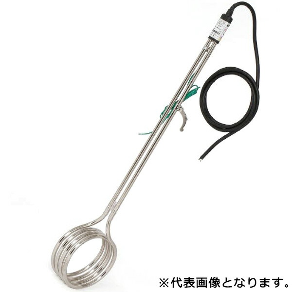 八光電機 BAB1220 油用投込ヒーター/200V2KW　パイプ径：Φ12ｍｍ　発熱部：175mm