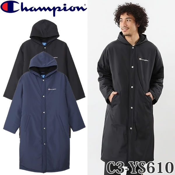 Champion C3YS610 ブラック [ベンチコート] 楽天市場】チャンピオン メンズ 中綿 ベンチコート 上着 アウター