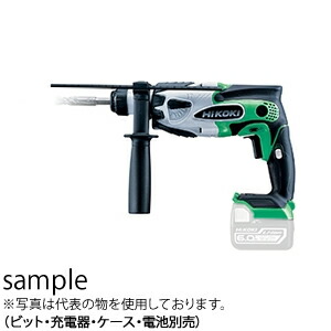HiKOKI（日立工機） 14.4V コードレスロータリハンマドリル DH14DSL（NN）（L：アグレッシブグリーン） 本体のみ（充電器・ケース・電池・ドリルビット別売）