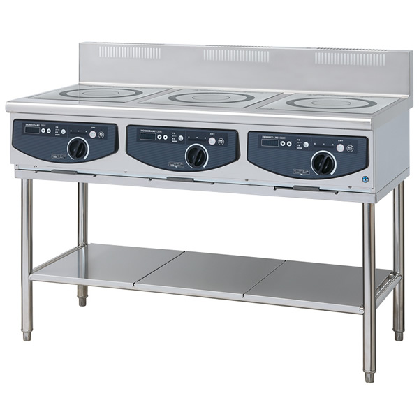 ホシザキ(HOSHIZAKI) 電磁調理器 テーブルタイプ HIH-555T12E-1 三相200V(50Hz/60Hz) 5KW×3口 [法人限定]
