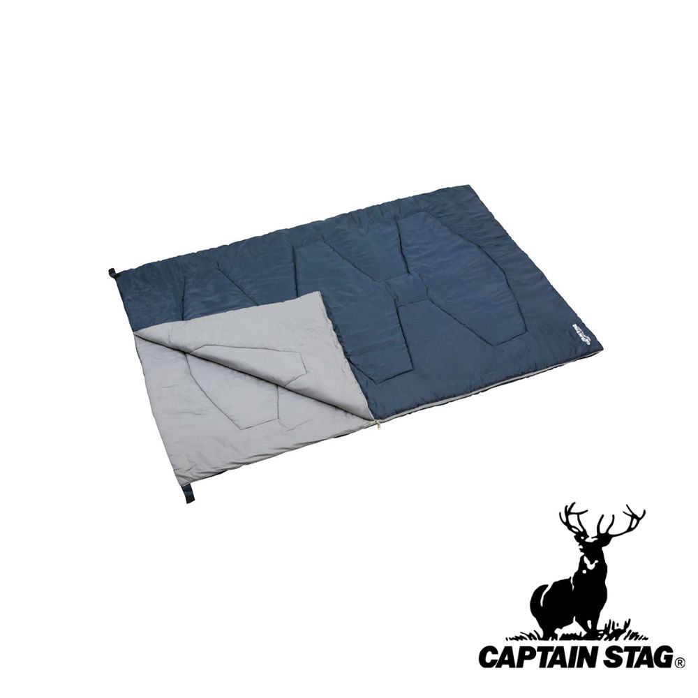 【2個セット】キャプテンスタッグ(CAPTAIN STAG) 洗えるシュラフ2000〈ダブルサイズ〉 | ダブルサイズ 寝袋 キャンプ 封筒型 アウトドア シュラフ 防災 車中泊 防災グッズ 寝具 災害対策 台風対策 ダブルUB0007 洗える|ファーストFACTORY