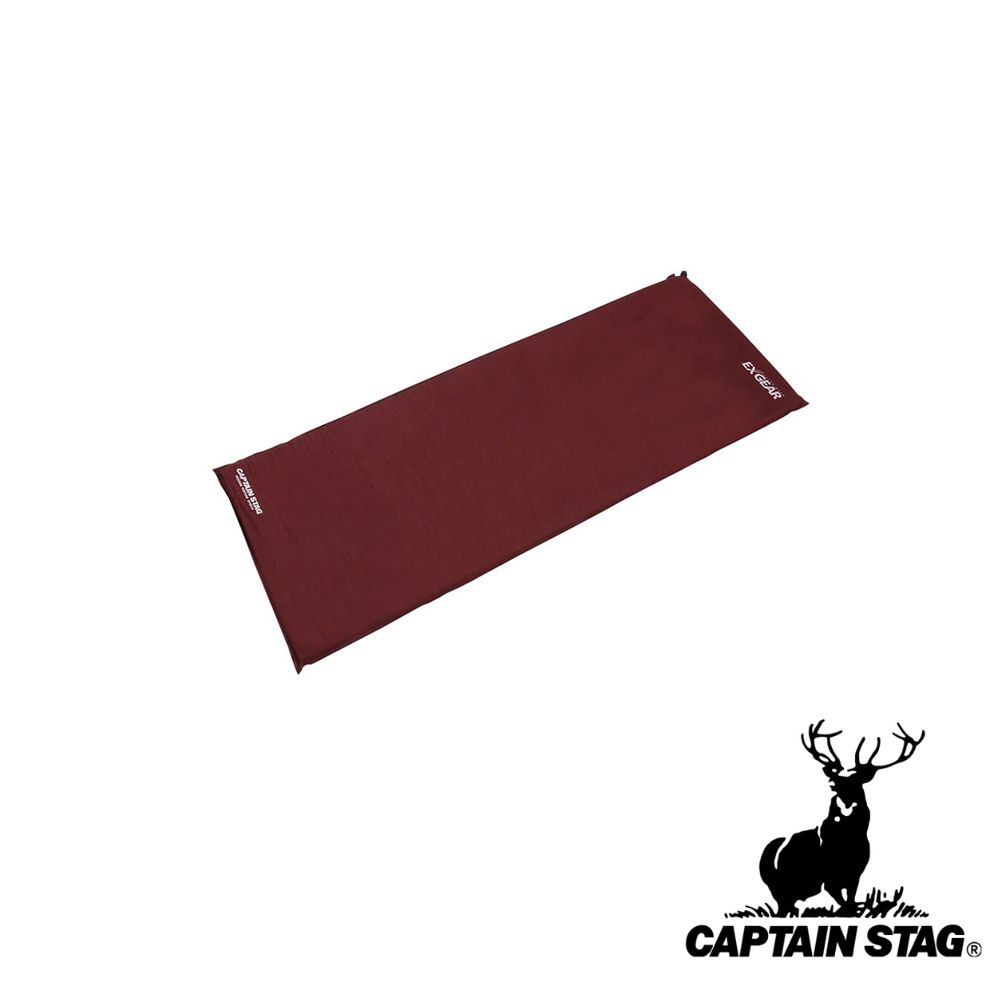 【2個セット】キャプテンスタッグ(CAPTAIN STAG) エクスギア インフレーティングマット | エクスギア アウトドア キャンプ マット キャンプ用品 シングル 寝具 シート バーベキュー 屋外 バッグ付 メンズ レディース テントマット 車中泊