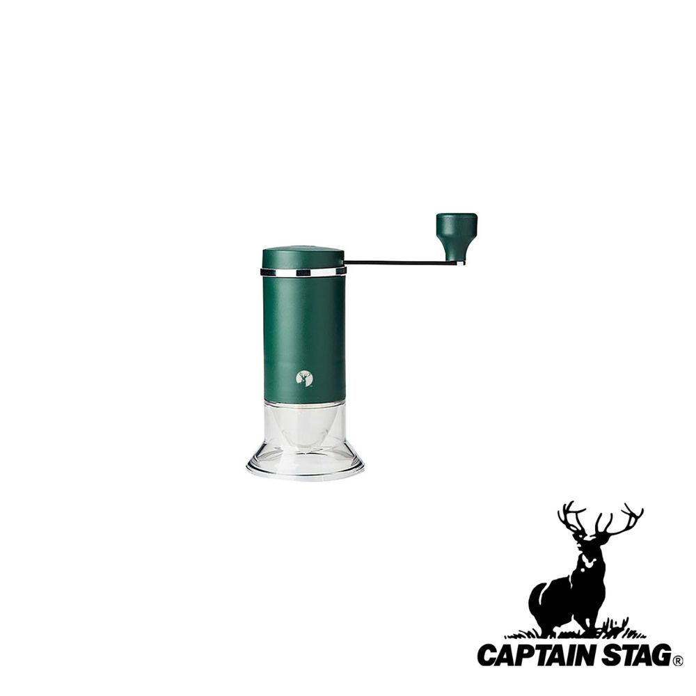 【2個セット】キャプテンスタッグ(CAPTAIN STAG) お茶ミル (セラミック刃) | お茶ミル セラミック刃 アウトドア グリーン ミル 日本製 お茶挽き 茶葉 アルゴ キャンプ用品 屋外 バーベキュー 粗さ調節 お茶 キャンプ 満水容量
