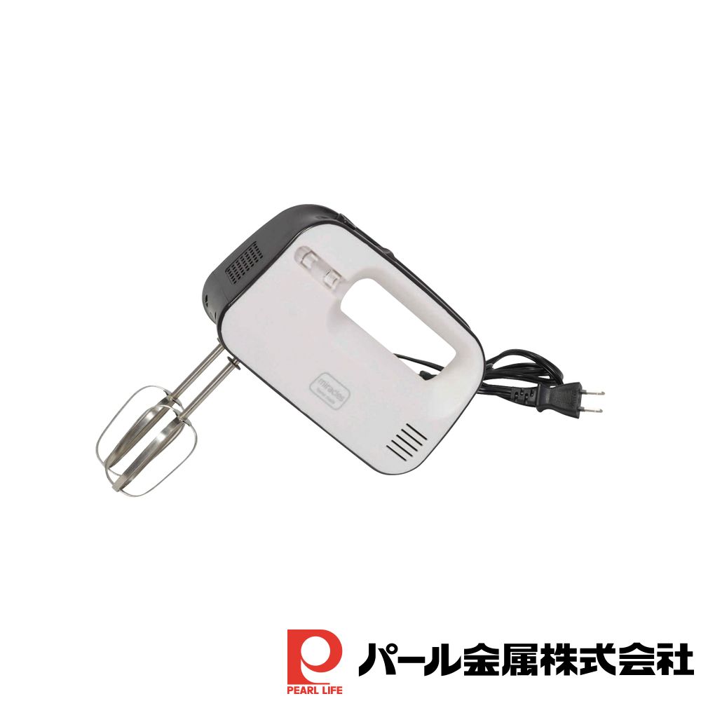 【2個セット】ミラクルス 電動ハンドミキサー(W&B) | ミラクルス2 おすすめ 調理器具 ケーキ作り 泡立て器 製菓器具 おしゃれ ホワイト ツー ブレンダー クリスマス バレンタイン かわいい お菓子作り ブラック ミラクルス 黒