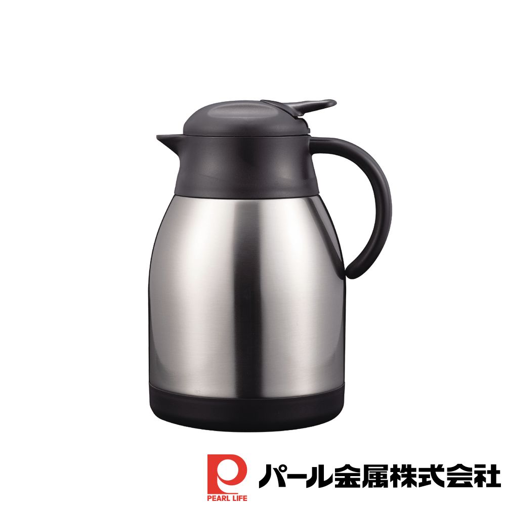 【2個セット】イーシス ステンレステーブルポット1.5L(サテン) | サテン イーシス2 イーシスII 卓上ポット 保温 ポット ステンレス 保冷 イーシス ステンレス製 シルバー 保温ポット 押すだけ 魔法瓶 ワンタッチ 水筒 ボトル