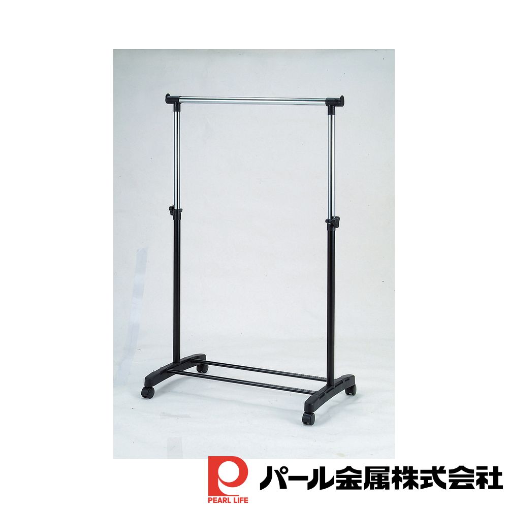 【2個セット】極太パイプハンガー シングル SP75 | シングル インテリア 高さ調節 組立式 幅75cm 部屋干し 組立簡単 家具 75cm幅 日用品 幅75 奥行42 高さ90 N7601洋服掛け 干す 収納 シンプル 耐荷重 極太
