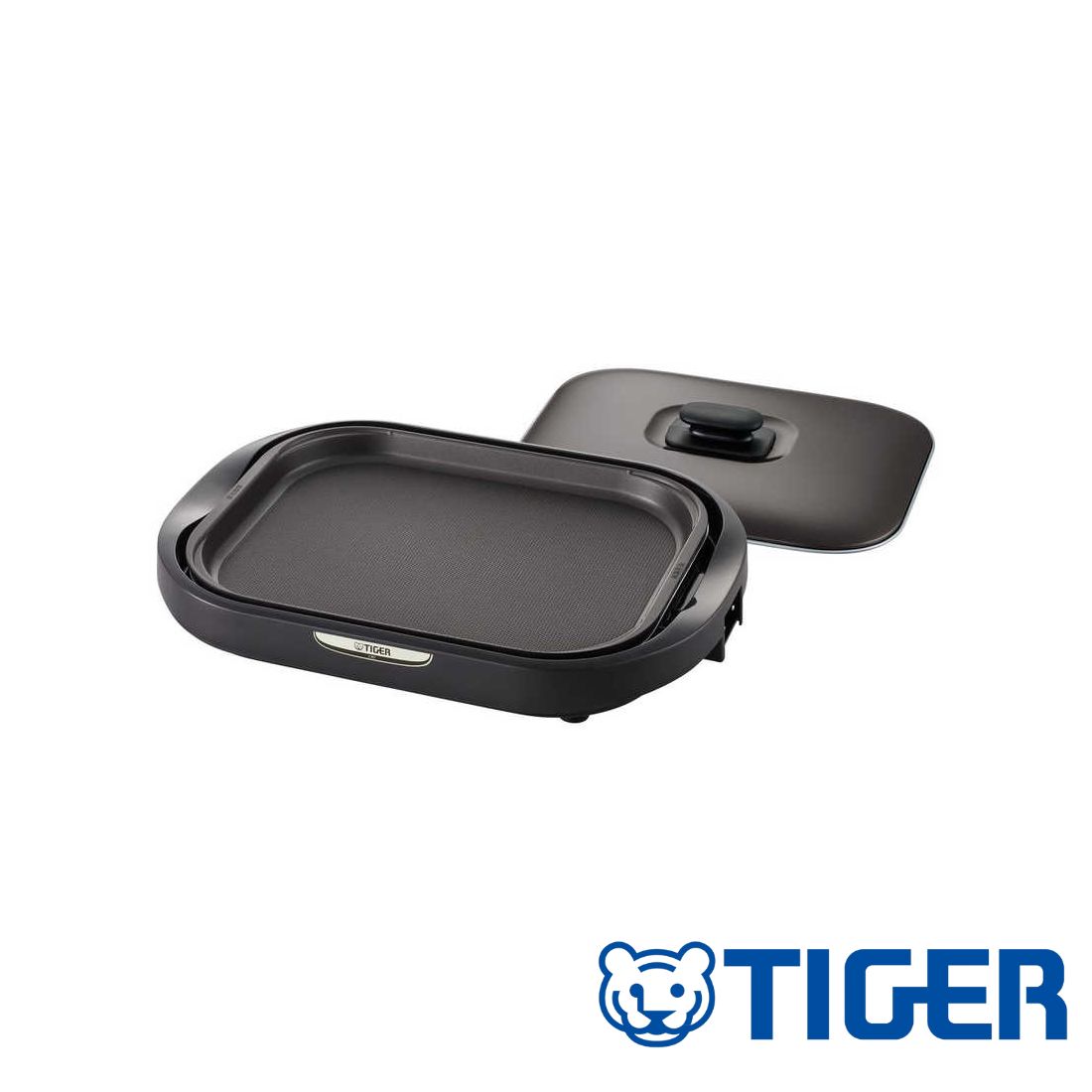 【2個セット】タイガー魔法瓶 TIGER タイガー ホットプレート CRC-B102(T) | タイガー ブラウン コンパクト 大型 減煙 ヘルシー 3mコード 焼肉 鉄板焼き 丸洗い 水洗い 取り外し可 3mロングコード 金属ヘラ付 キッチン 四角形 スクエア｜ファーストFACTORY