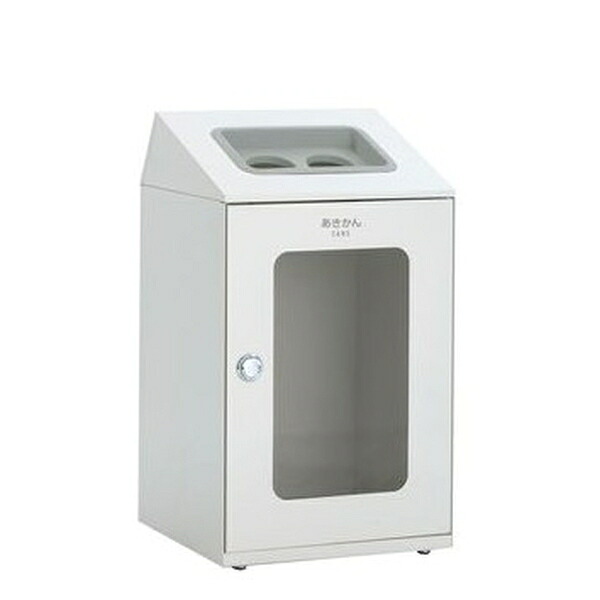 テラモト(TERAMOTO) ニートSTF(ミエル) あきかん用 オフホワイト 67L 丸穴 DS-166-356-7 [法人限定] | あきかん用 テラモト オフホワイト 丸穴 スチール製
