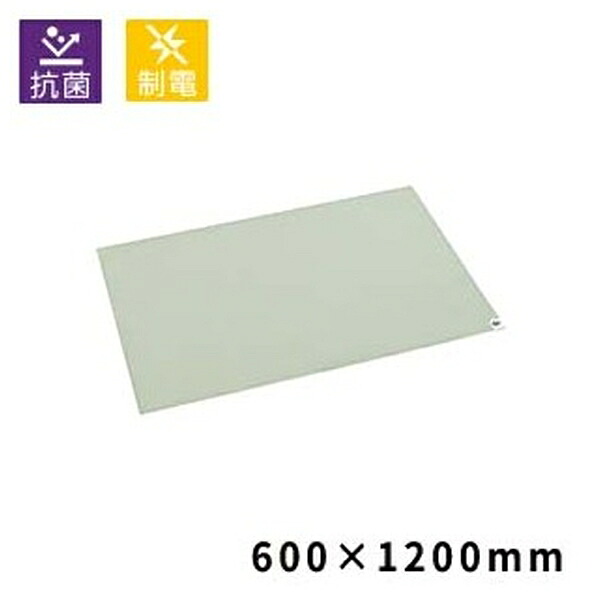 テラモト(TERAMOTO) 粘着マットシートAST 透明 60枚層 60×120帯電防止 MR-123-543-0 [法人限定] | テラモト 強粘着 衛生 屋内 除塵 抗菌 制電 病院 透明