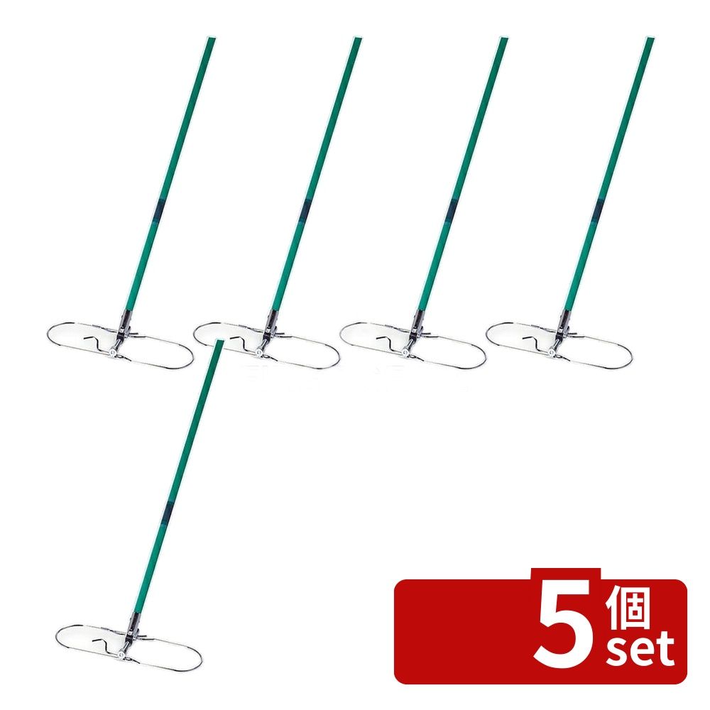 【5個セット】テラモト(TERAMOTO) レンタルモップ ハンドル 40 CL-333-240-0 [法人限定] | レンタルモップ モップ 40cm テラモト モップ本体 フロア掃除 掃除用具 ハンドル別売り 業務用 掃除 モップス エコモップ 洗濯可能 繰り返し使用 収納便利 耐久性 床掃除