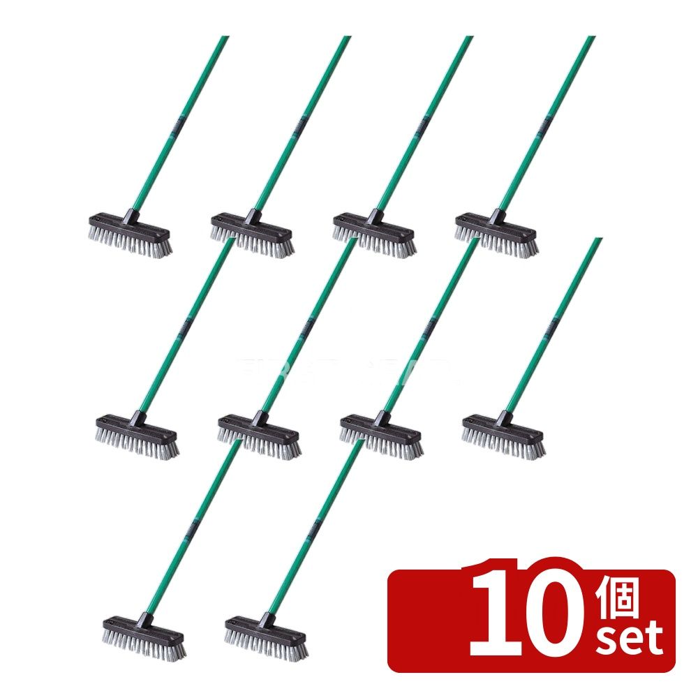 【10個セット】テラモト(TERAMOTO) ワイドデッキ24 24cm CL-419-224-0 [法人限定] | デッキブラシ ワイドデッキ 清掃用品 24cm 業務用 掃除道具 コンクリート掃除 タイル掃除 床掃除 スポンジブラシ 商業施設 ホテル用 ワックスがけ デッキクリーナー ガレージ掃除
