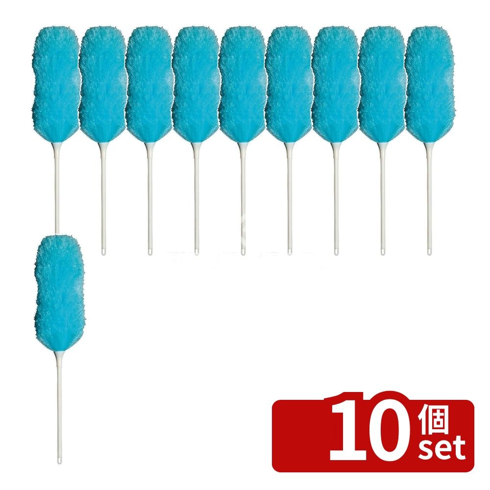 【10個セット】テラモト(TERAMOTO) MMフラワークリーン ブルー L CL-896-130-3 [法人限定] | テラモト モップ ホコリ払い フラワークリーン 清掃用品 ブルー MMフラワークリーン モップクリーナー 掃除道具 静電気ホコリ吸着 洗えるクリーナー ナイロン毛 ABS樹脂柄