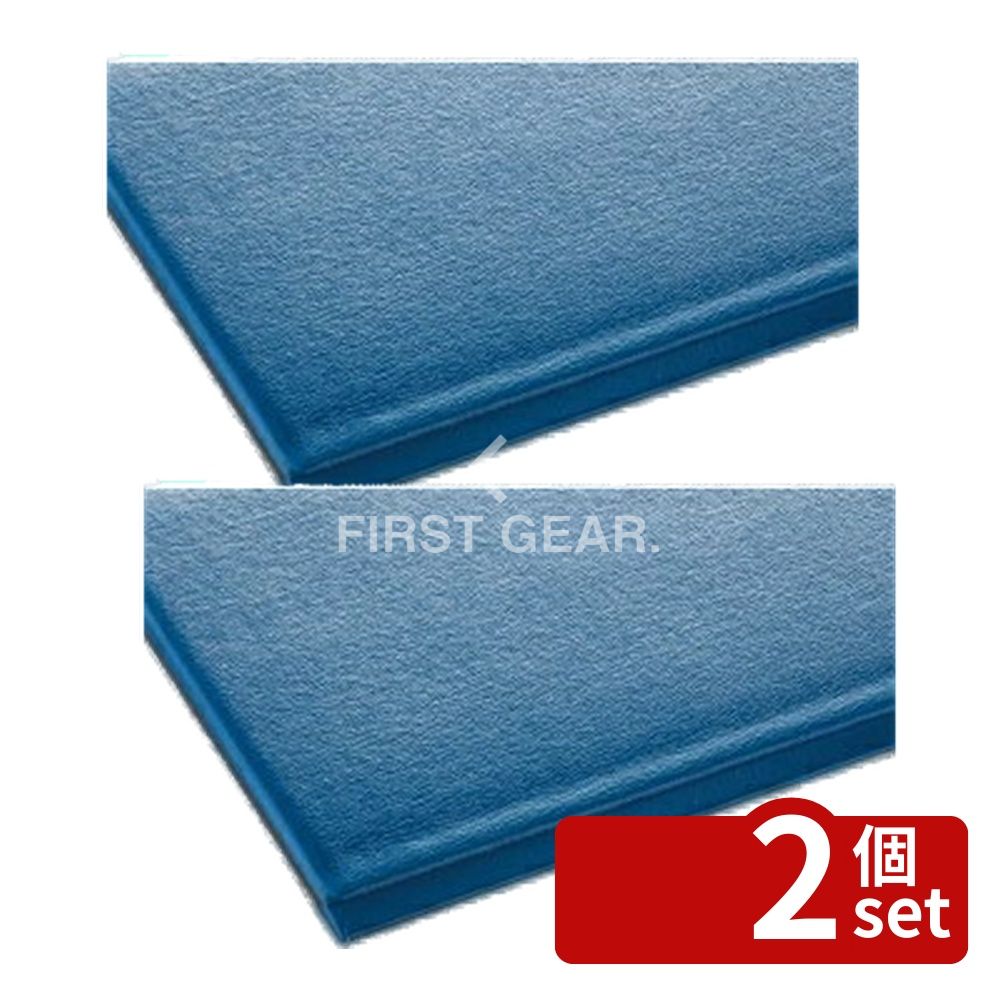 【2個セット】テラモト テラクッション 極厚 ブルー 450×600mm MR-069-020-3 [法人限定] | テラモト クッションマット 疲労軽減マット 極厚マット PVCマット ブルーマット テラクッション マット 450×600mm 立ち作業マット 職場環境 改善マット おしゃれマット