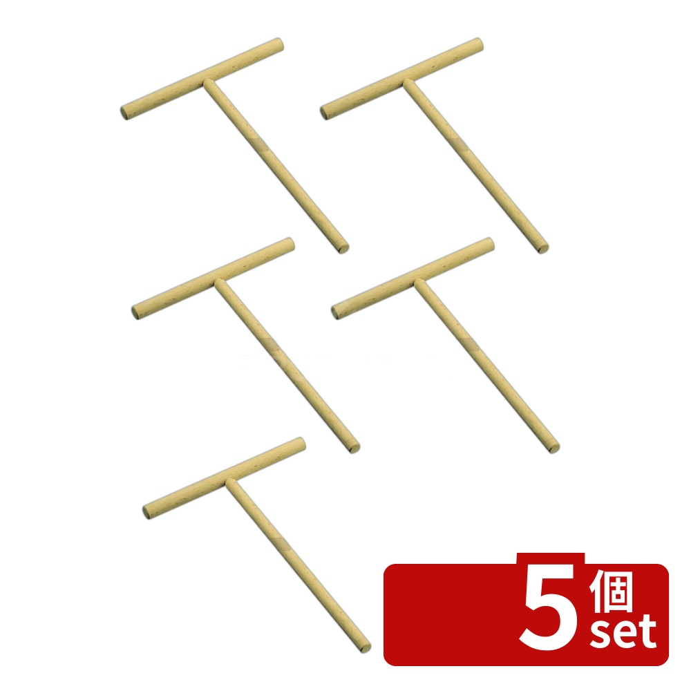 【5個セット】雅漆工芸 丸型 クレープ用トンボ 206×257 屋台/イベント調理機器 No.1089000