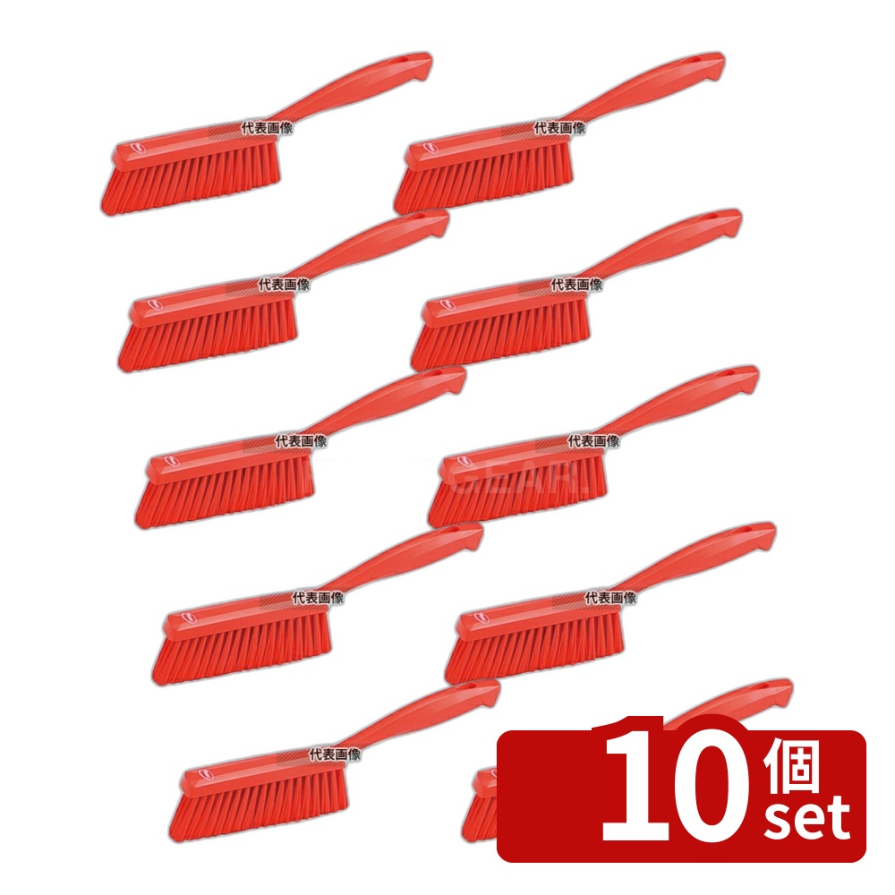 【10個セット】ヴァイカン ベーカリーブラシ ソフトタイプ 45874 レッド 30&times;325 ブラシ No.3597710｜ファーストFACTORY