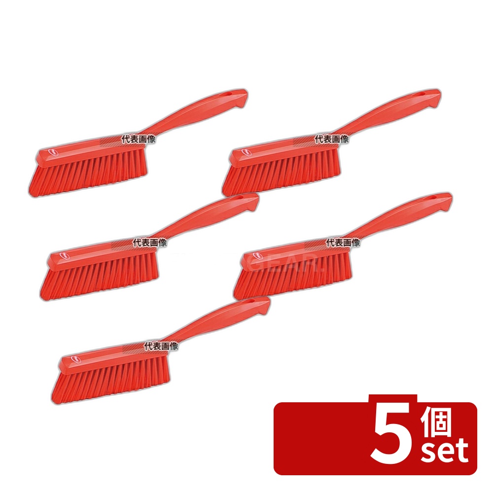 【5個セット】ヴァイカン ベーカリーブラシ ミディアム 45894 レッド 30×325 ブラシ No.3598210|ファーストFACTORY