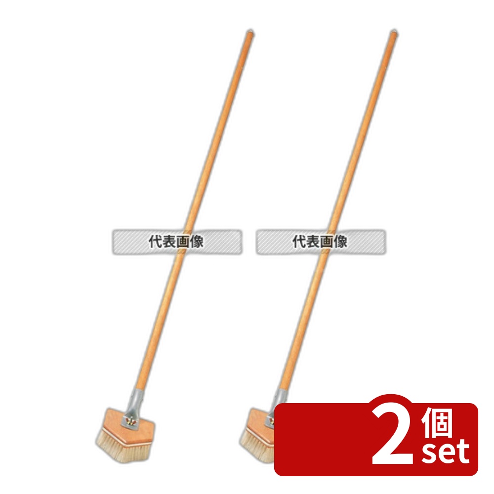 【2個セット】コンドル(山崎産業) コーナー用 ブラシ 165×125×1470 清掃/衛生用品 No.5325900