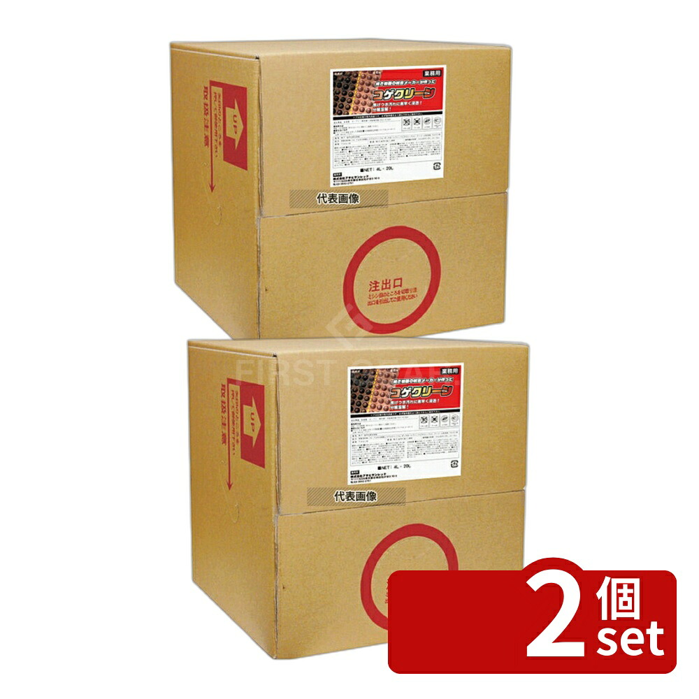 【2個セット】ピュアソン アルカリ洗浄剤 コゲクリーン 20L 20L 清掃/衛生用品 No.6143580