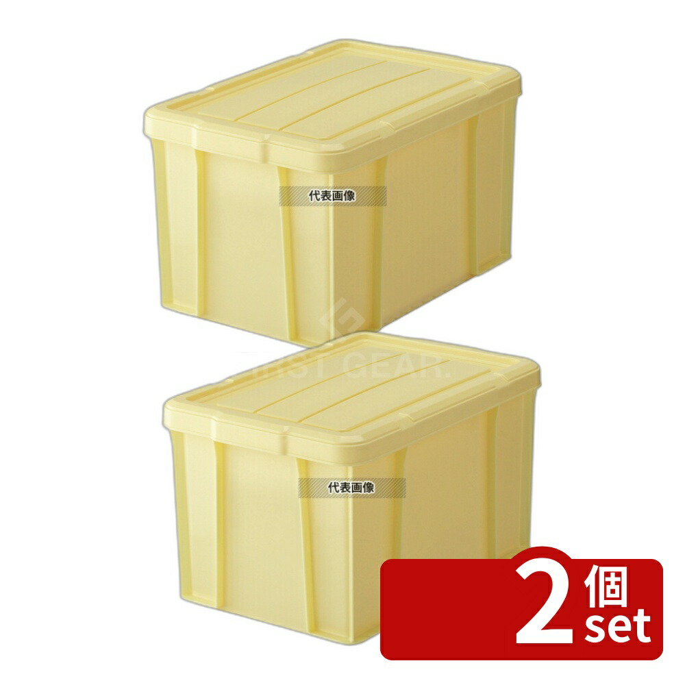 【2個セット】RISU(リス) ポリプロピレン 角型 漬物樽 36型 (押し蓋付) 36L 519×363×270Hmm ストックポット/保存容器 No.6318620 8,497円
