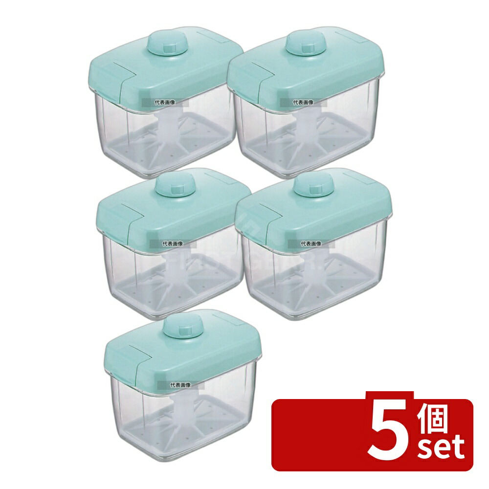 【5個セット】RISU(リス) ハイペット 角型 漬物容器 S-30 3L 230×150×H183mm ストックポット/保存容器 No.6564300 11,944円