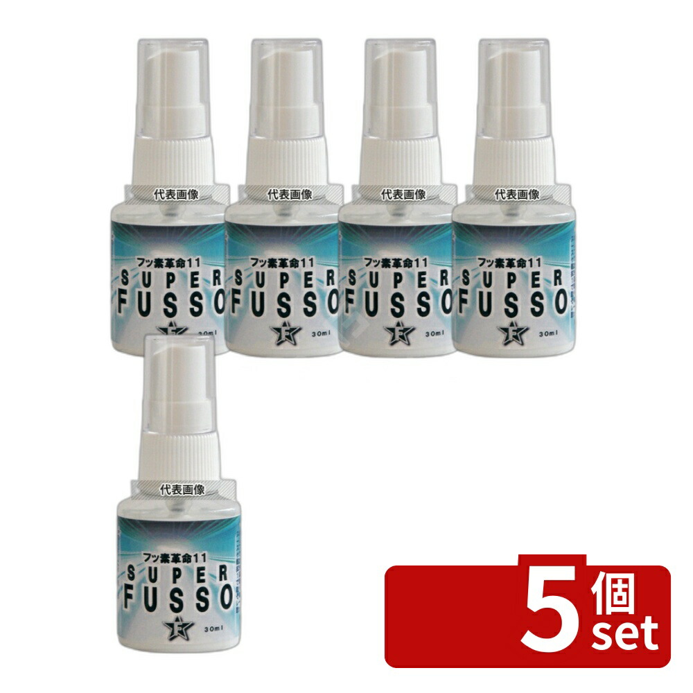 【5個セット】フッ素コート剤 フッ素革命11 (スプレータイプ) F11-S3 30ml 30ml 清掃/衛生用品 No.6466000