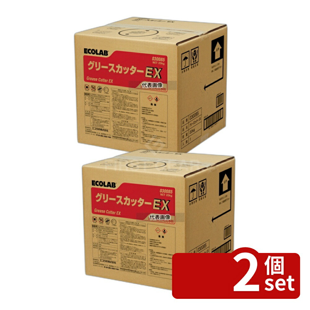 【2個セット】油汚レ用洗浄剤 グリースカッターEX 20kg 20kg 洗浄剤 No.4290820
