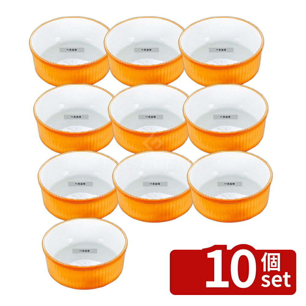【10個セット】BAUSCHER(バウシャ) スフレ (ストライプ) 607-21 カラー 1900ml オーブンウェア φ210×H75mm No.5062800