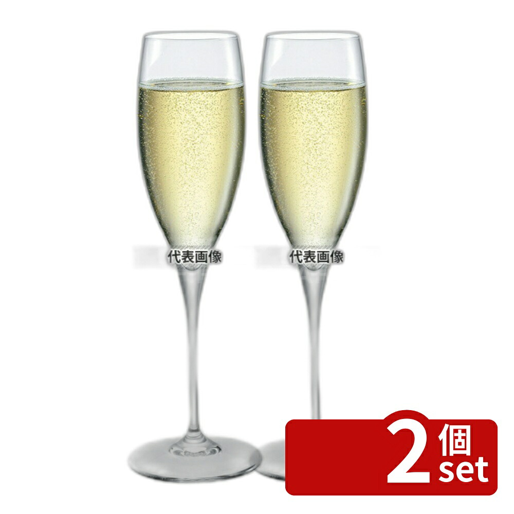 【2個セット】ボルミオリロッコ プレミアム フルート モデルNo.3 260cc (1.70063) (6個入) 260cc φ78&times;H245 グラス/酒器 No.8102692｜ファーストFACTORY