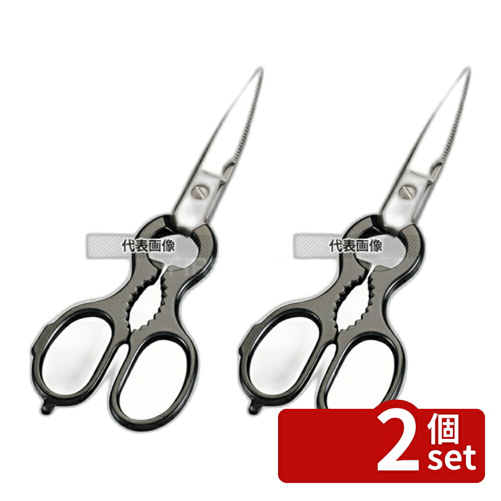 【2個セット】ヴォストフ キッチンバサミ 5552 (210mm) ステンレス 1059594903 全長:210 ハサミ No.8166200