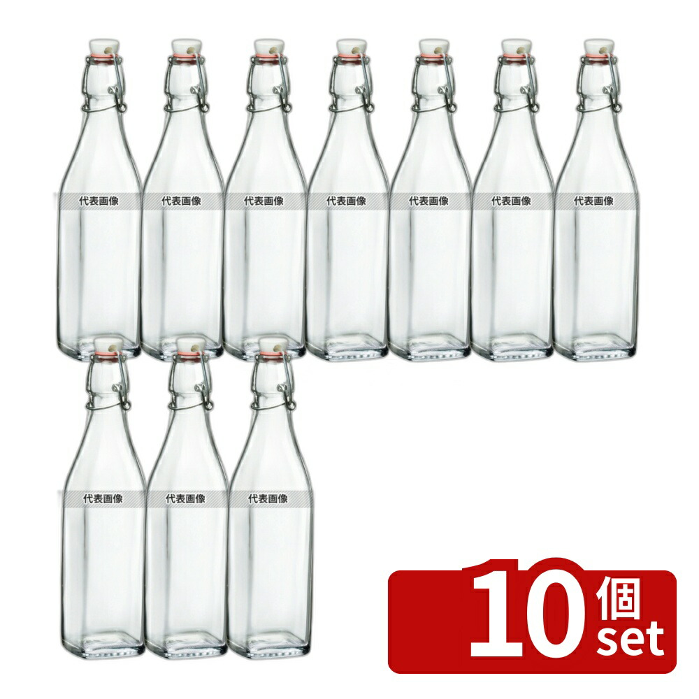 【10個セット】ボルミオリロッコ スイングボトル 角 1L (3.14720) 1L 82×H315 ディスペンサー/ドレッシングボトル No.7165790