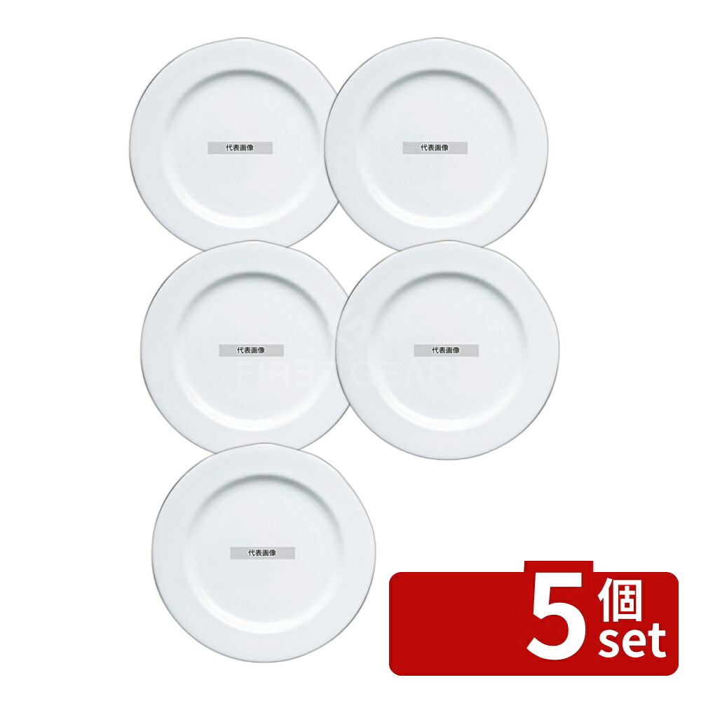 【5個セット】ファッションホワイト 30cm プレート FM900-313 φ307×H25 和/洋/中 食器 No.7538280