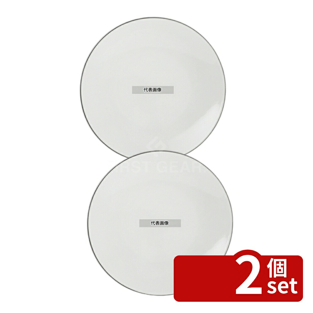 【2個セット】レヴォル エキノクス デイナープレート ホワイト φ260 651438 φ260×H30 和/洋/中 食器 No.7719910