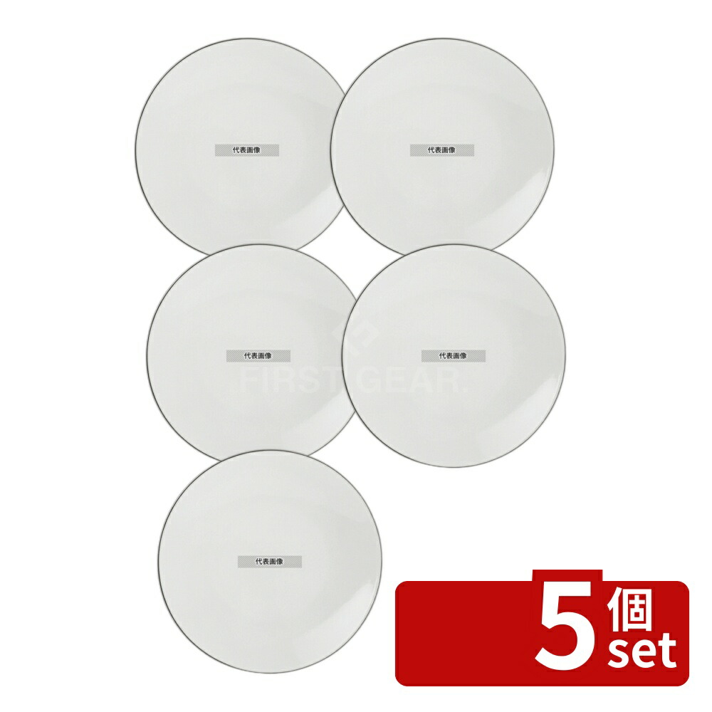 【5個セット】レヴォル エキノクス デイナープレート ホワイト φ260 651438 φ260×H30 和/洋/中 食器 No.7719910