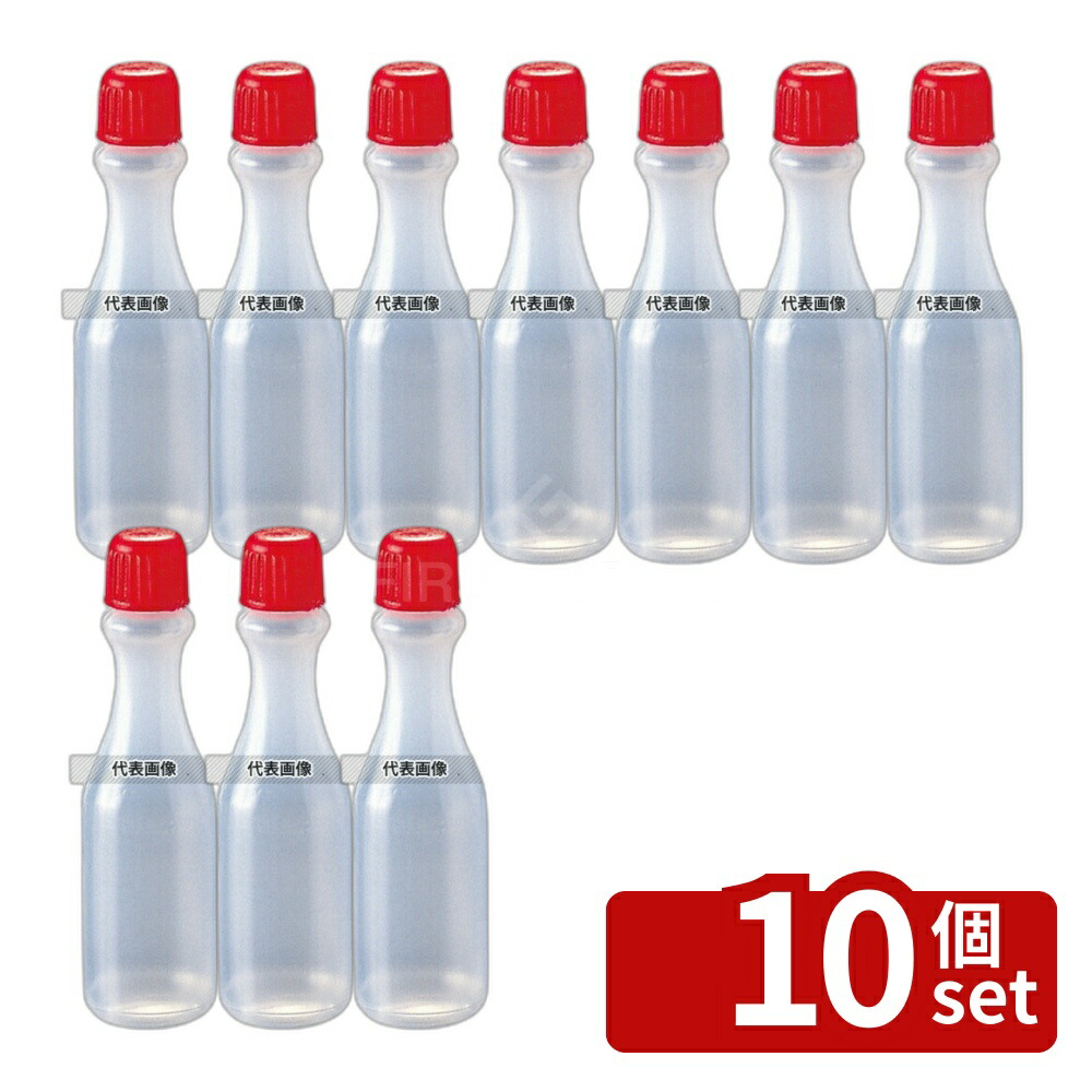 【10個セット】大阪屋 ポリタレ容器 (ポリエチレン) ビン 小 R (200入) 4cc 4cc φ14.0×H53.0(キャップ含む) 厨房消耗品 No.7869110 9,060円