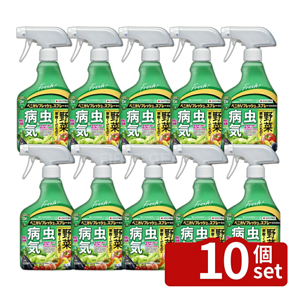【10個セット】住友化学園芸 ベニカVフレッシュスプレー 420ml [4975292604563]
