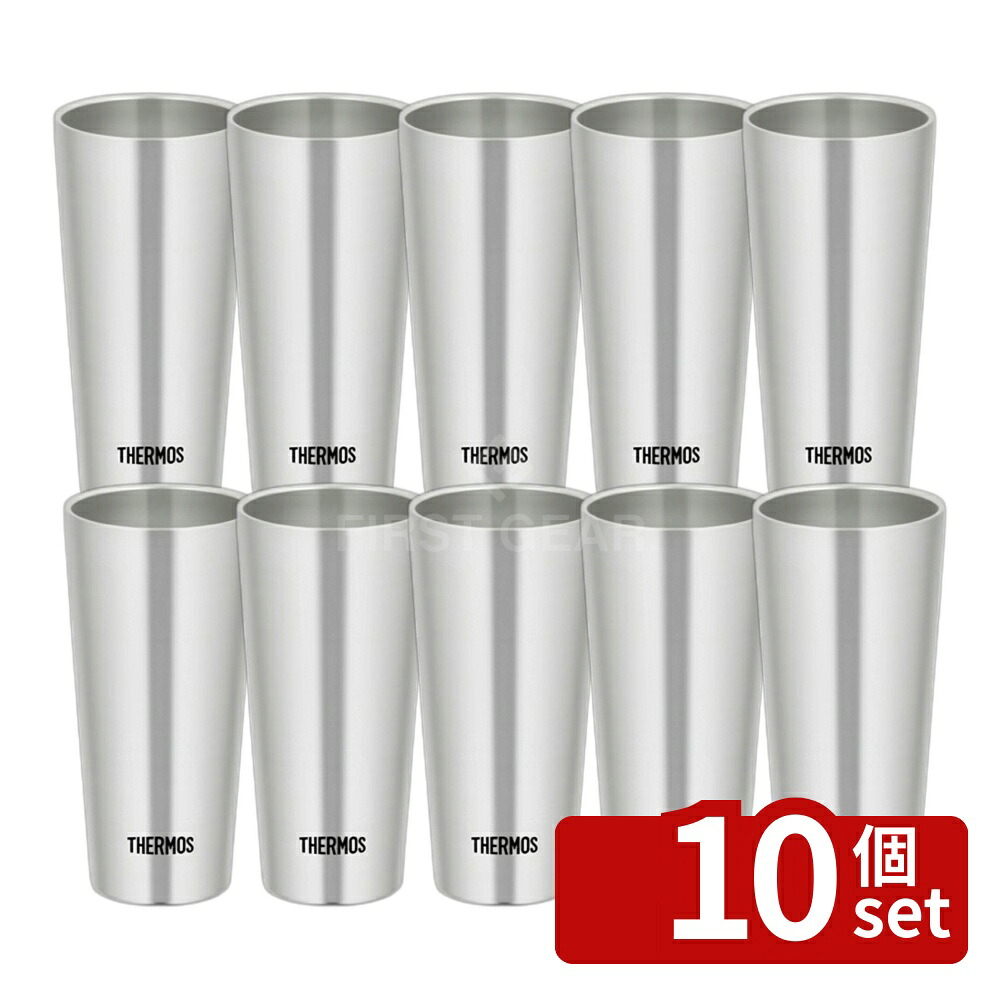 \レビュー特典有/【10個セット】真空断熱タンブラー 350ml JDI-350 S | サーモス タンブラー 真空断熱 ステンレス 保温 保冷 350ml コップ 結露防止 家庭用 ホットドリンク コールドドリンク スリムデザイン 耐衝撃 アイスキープ 手洗い シンプルデザイン|ファーストFACTORY