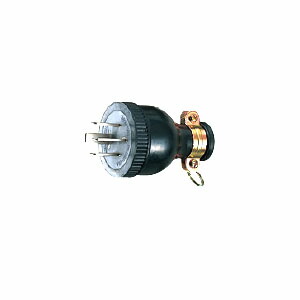 明工社 MP2526 ゴムプラグ 20A 250V 接地3P 販売入数:12個|ファーストFACTORY