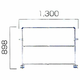 ALINCO(アルインコ)　CSR用オプション　本体桁面用手掛り枠　CSRR183　CSR-180WF用　[法人限定][送料別途お見積り]