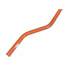 ナックKS(NAC)　カーブミラー用ポール　上曲り支柱　φ89.1×3.2t×4400Lmm[法人限定][送料別途お見積り][ターミナル留め]